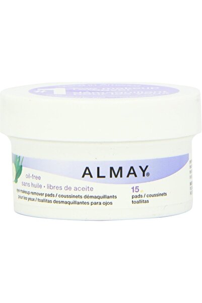 ALMAY Oil Free Eye Makeup Remover Pads, 15 Count in 1 Box