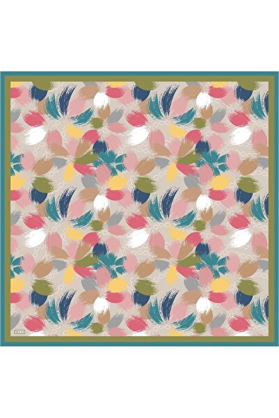 Belli Twill İpek Eşarp - 4038-51 Taş