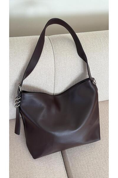 Z&M COLLECTION BAG SHOPPİNG Women's Casual Soft Leather Shoulder Bag – Zippered, Adjustable Strap Daily Bag