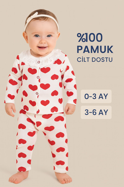 MYZİ STORE Newborn Baby Kids Pajamas Set