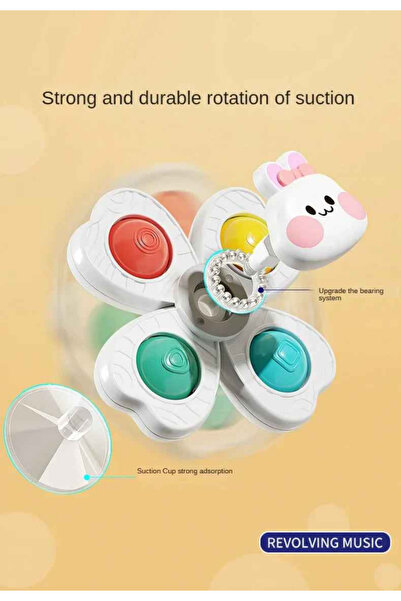 Schulzz 3Pcs Fun Suction Cup Toy Educational Sensory Toy for Babies