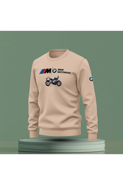 Bulvar Lee Crew Neck Bmw S1000Rr Printed Sweatshirt Motorcycle / Biker