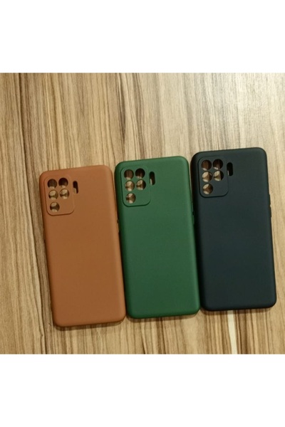 Newon غطاء هاتف من السيليكون الفاخر المخملي لهاتف أوبو رينو 5 لايت (3 قطع)