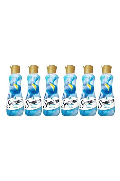 Semana Set 6 x Fabric Softener Extra Fresh Bright Sky 800ml 40 Washes