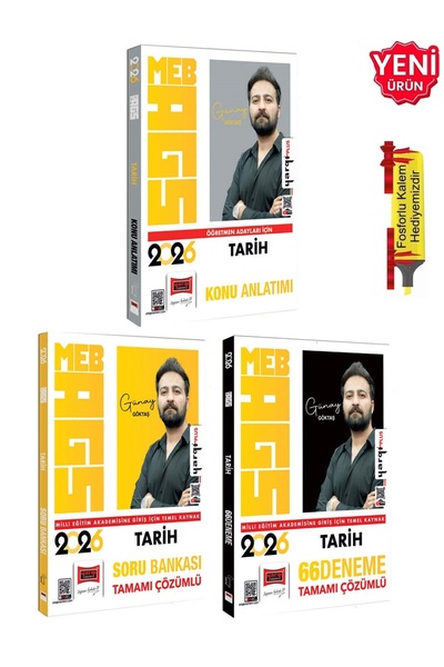 Yargı Yayınları 2026 - MEB–AGS Tarih Konu Anlatım + Çözümlü Soru Bankası + Çö...