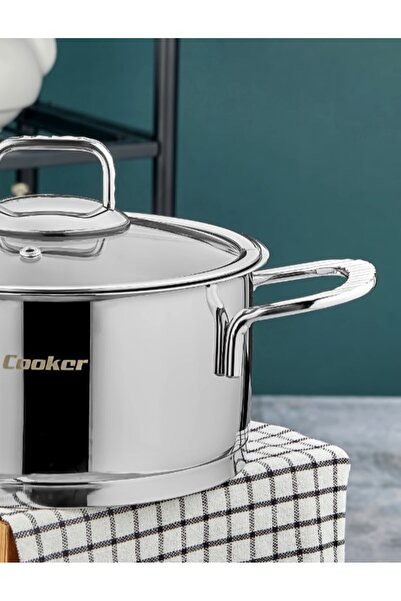 Cooker 18 cm Bomonti Stainless Steel 2.5 Deep Pot