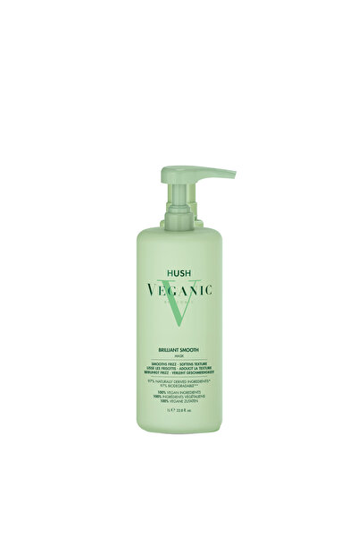 HUSH Veganic Brilliant Smooth Kabaran Saçlar İçin Pürüzsüzleştirici Maske 100...