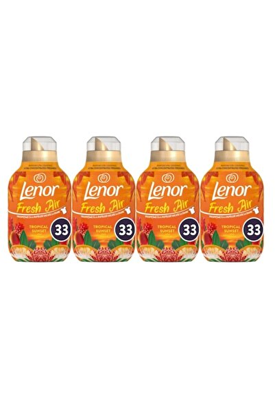 lenor Set 4 x Balsam de rufe 462ml 33 Spălări Apus de soare tropical