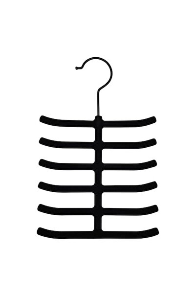 SHOPIENS ® Cuier pentru cravate, plastic, L 25 cm, negru