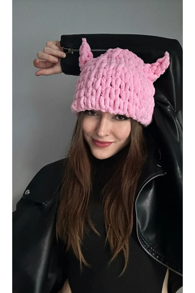 AidaAstrid Snow Mask Hat Puffy Beanie Ski&Snowboard Balaclava