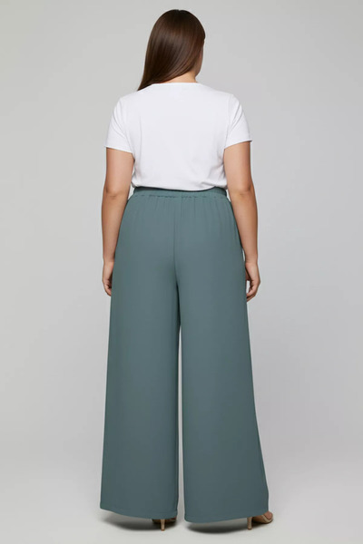 julude Koyumint Women's Wide Leg Elastic Waist Fabric Trousers