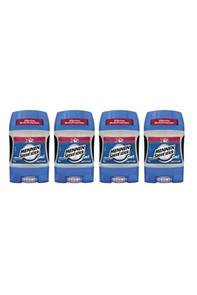 MENNEN SPEED STICK Set 4 x Deodorant 85ml, Gel Active X5, Intense Fresh Fragrance, Anti-urme albe, r