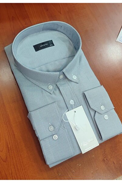 ADVANTE Güncüoğlu Battal Size Long Sleeve Pocketed Classic Men's Shirt