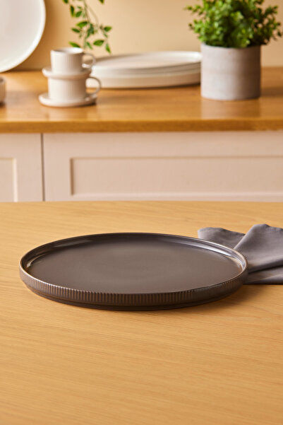 Karaca Massimo Servis Tabağı Antrasit 26 cm