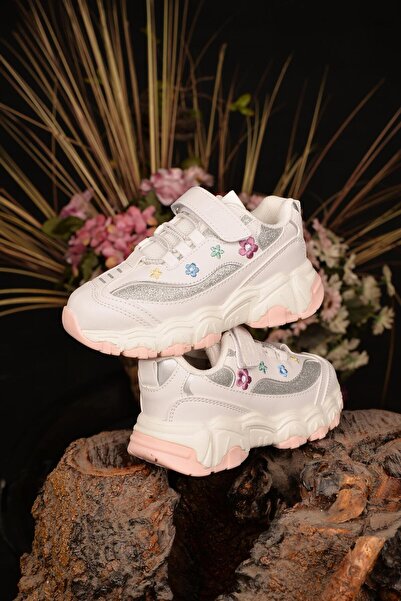 Cool Kids Girl's Winter Waterproof Non-Slip Lightweight Eva Sole Orthopedic Comfortable Skin Leather Sports Shoes