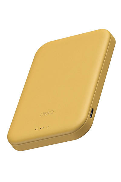 UNIQ Better By Design Powerbank 5000 mAh Lexa Vegan Deri Slim 20w Hızlı Şarj PocketSlim™ Magsafe Özellikli Şık Tasarım