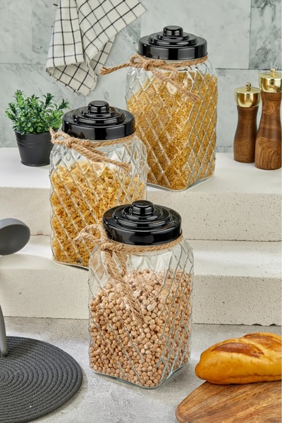 Cooker Lüx 30 cm 4.5 Lt Nostalgia Series Glass Jar Storage Container (1 Piece)