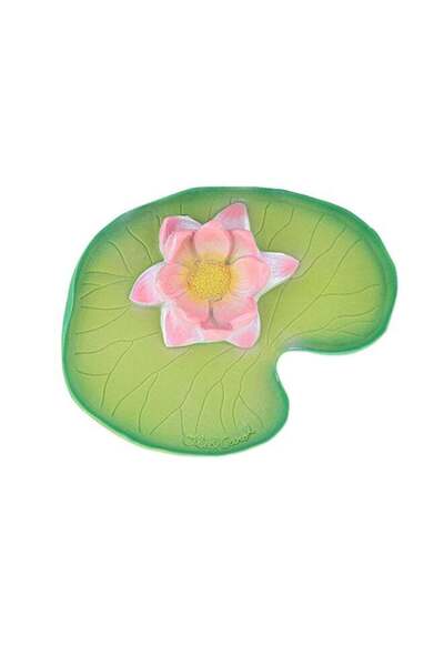 OLI&CAROL OLI & CAROL Water Lily Baby Teether - Green