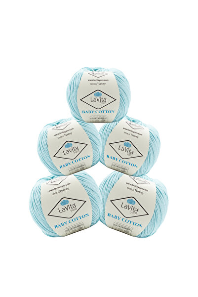 LaVita Yarn Βρεφικό Βαμβακερό Νήμα για Αμιγκουρούμι και Πλέξιμο στο Χέρι 40% ...
