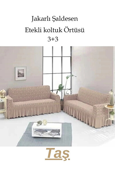 StarMall غطاء أريكة جاكار بنمط شال، أريكة، غطاء سرير، ليكرا، تنورة، غطاء مقعد...