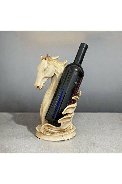 pigmalion home decor At heykeli şarap tutacağı, Şaraplık, Şarap Standı