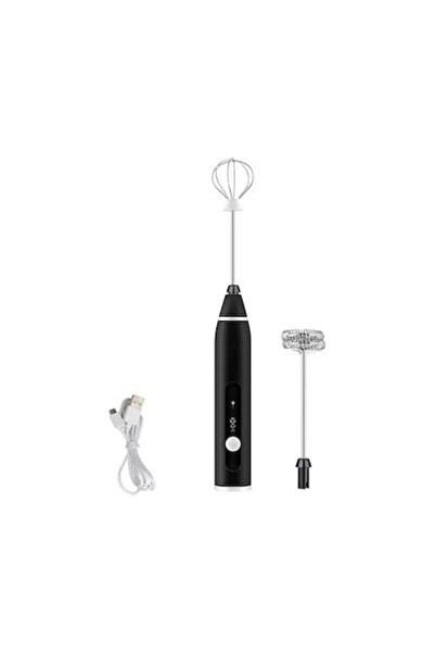 OEM Electric Frappe Mixer, Rechargeable, Portable, 2 Interchangeable Beaters, 3 Speed Levels