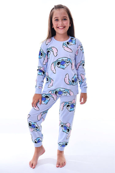 İsobel Kids Cotton pajamas for children with seams – Set consisting of top and pants