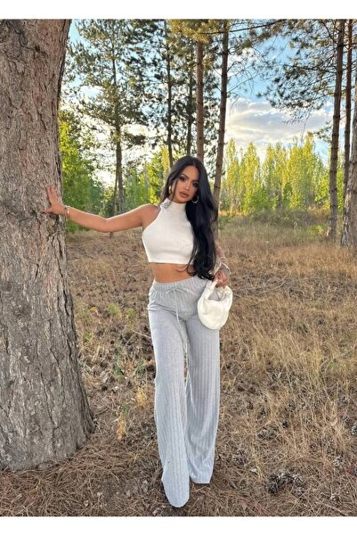 SHİROSA pantaloni largi din lycra