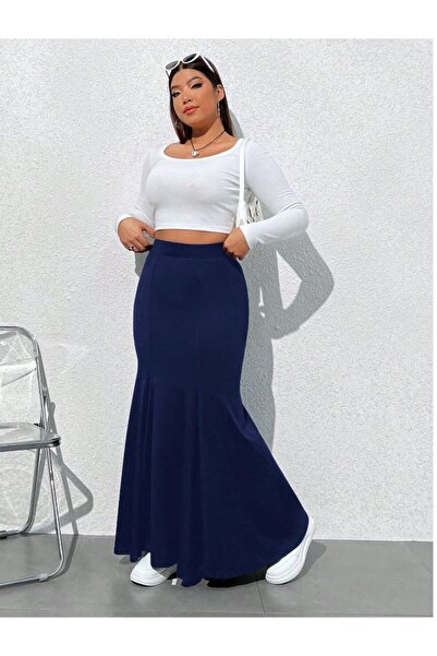 CNG MODA Plus Size Stylish Slimming Hijab Fish Skirt
