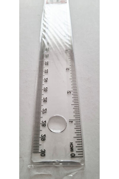 Modellino 30cm Plastic Transparent Ruler with Eyepiece