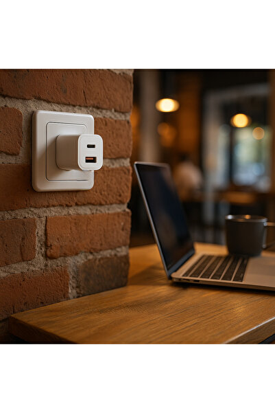 SMAYLİNG 20W Hızlı Şarj Adaptörü Type-C & USB-A Çift Çıkışlı | Telefon, Tablet ve Cihazlar İçin