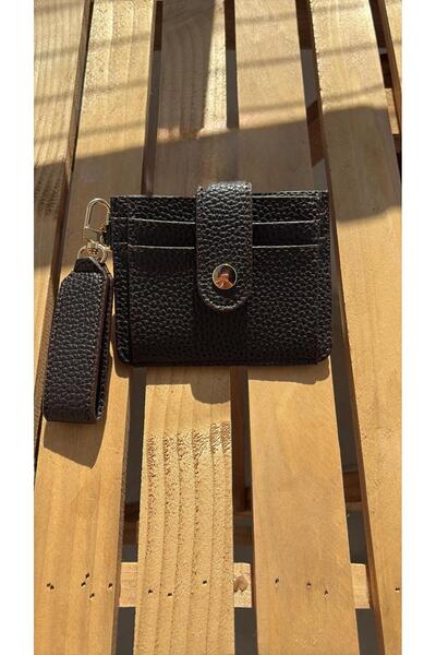 Z&M COLLECTION BAG SHOPPİNG Women's Wallet with Snap Closure and Keychain and Card Holder Detail