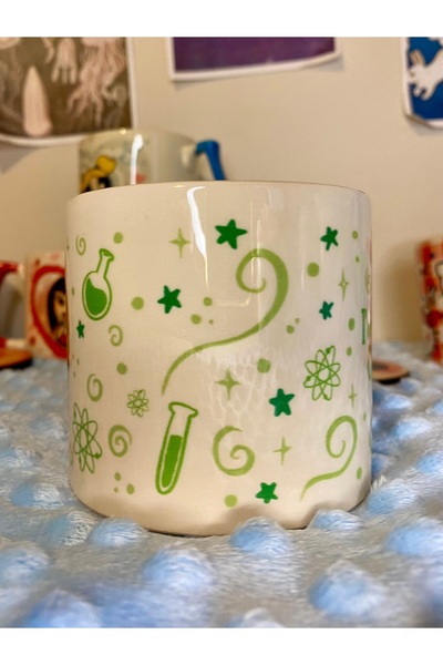 Öz Kupa Sad Hamster Occupation: Chemist / Chemist Mug Cup