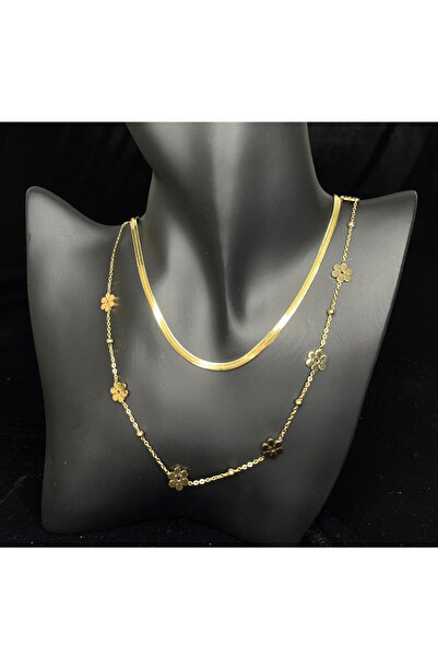 ElectraStore Colier Dublu Auriu Lara