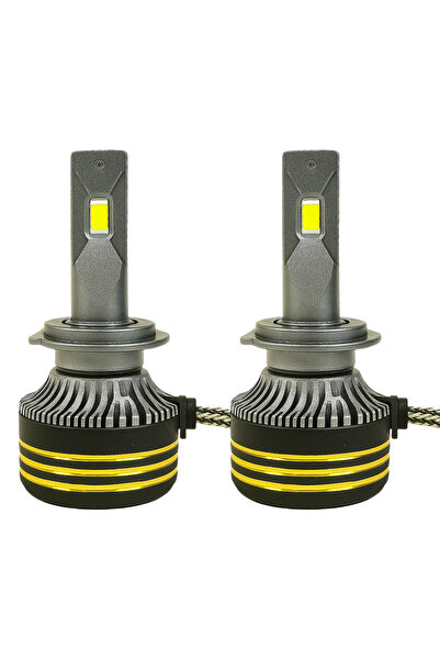 Spider مصابيح أمامية LED فضية M8 Pro H7 130 واط 30000 لومن 6500 كلفن بيضاء IP...