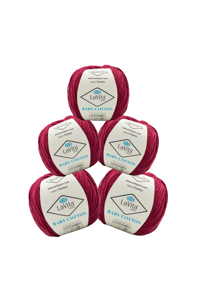 LaVita Yarn Bumbac pentru amigurumi și fire de tricotat manual pentru copii, ...