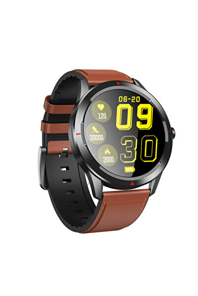 Twinkler Smartwatch TKY-Q29, Brown with Health Functions, Fitness Modes, Pedometer