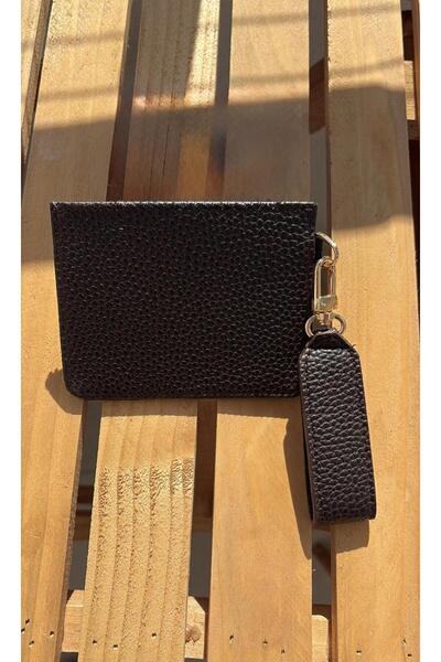 Z&M COLLECTION BAG SHOPPİNG Women's Wallet with Snap Closure and Keychain and Card Holder Detail