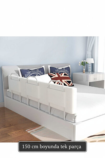 RevuBaby PRO Yumuşak Bebek Güvenlik Yatak Bariyeri Yatak Korkuluğu 150 Cm Tek...