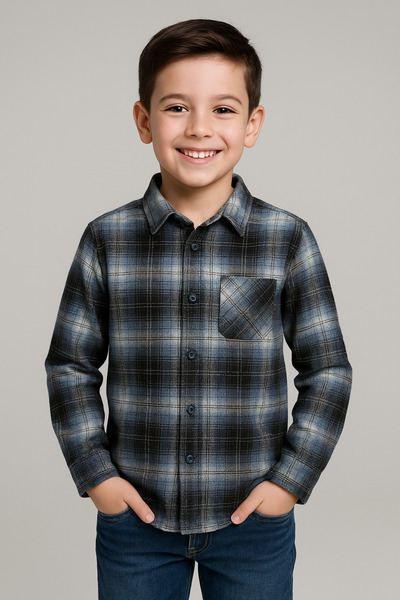 tinytrends Fiú favágó ing