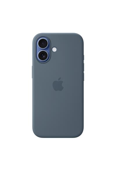 Apple جراب سيليكون لجهاز iPhone 17 مزود بتقنية MagSafe - أزرق مرساة