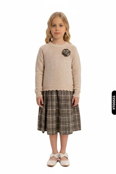 XO Kids Kız Çocuk Elbise 8-12 Yaş 4067