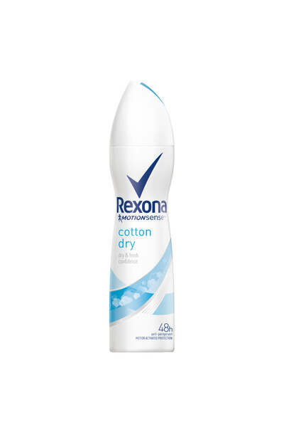 Rexona Pachet x2 Deodorant antiperspirant spray Cotton Dry, 150 ml
