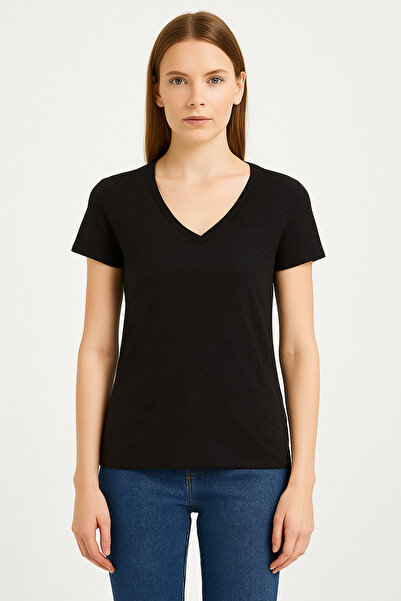 PROLET V Yaka Kadın T-Shirt