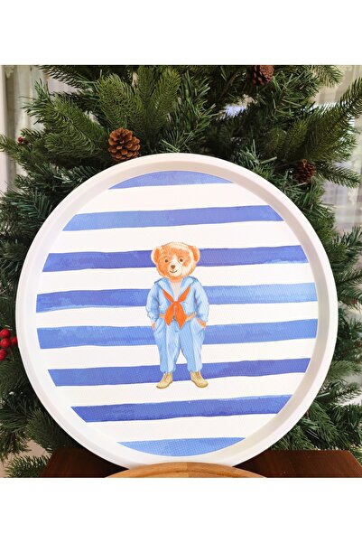 Madame Coco Olivier Bear Bear Round Tray