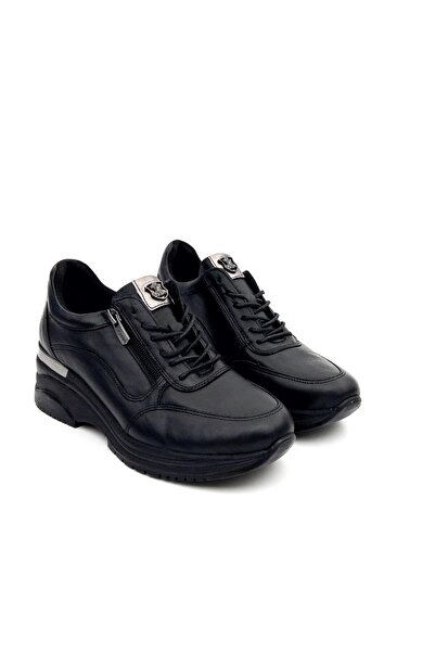 Venüs 2313081K Women's Genuine Leather Zippered Feta Heel Atom Casual Shoes