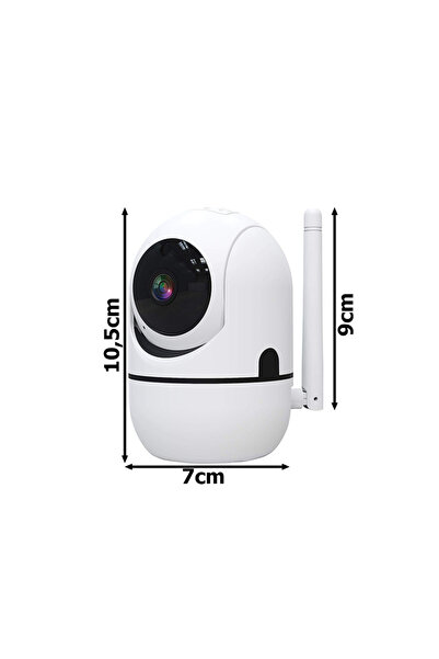 verk group Indoor 1080p WiFi IP surveillance camera, 355° rotation, audio, motion detection, night vision