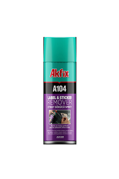 Akfix Sticker Label Removal Spray, Aerosol 200ml, Multipurpose Surfaces, A104...
