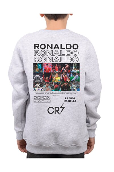 VEK Ronaldo Cr7 Children's Crew Neck Sweatshirt 3 Yarn
