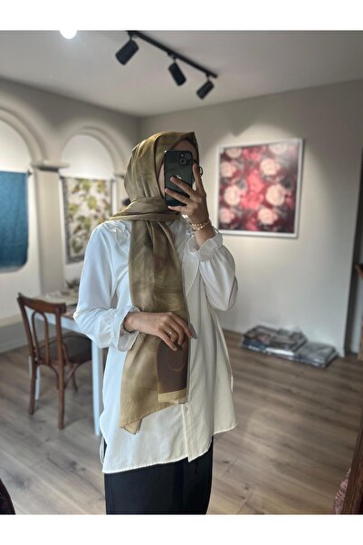 Merwiss Bella Desen Soft Şal - Hardal